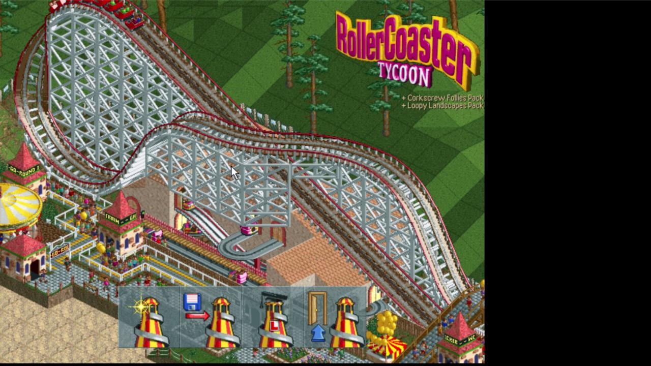 Rollercoaster Tycoon online, free Mac